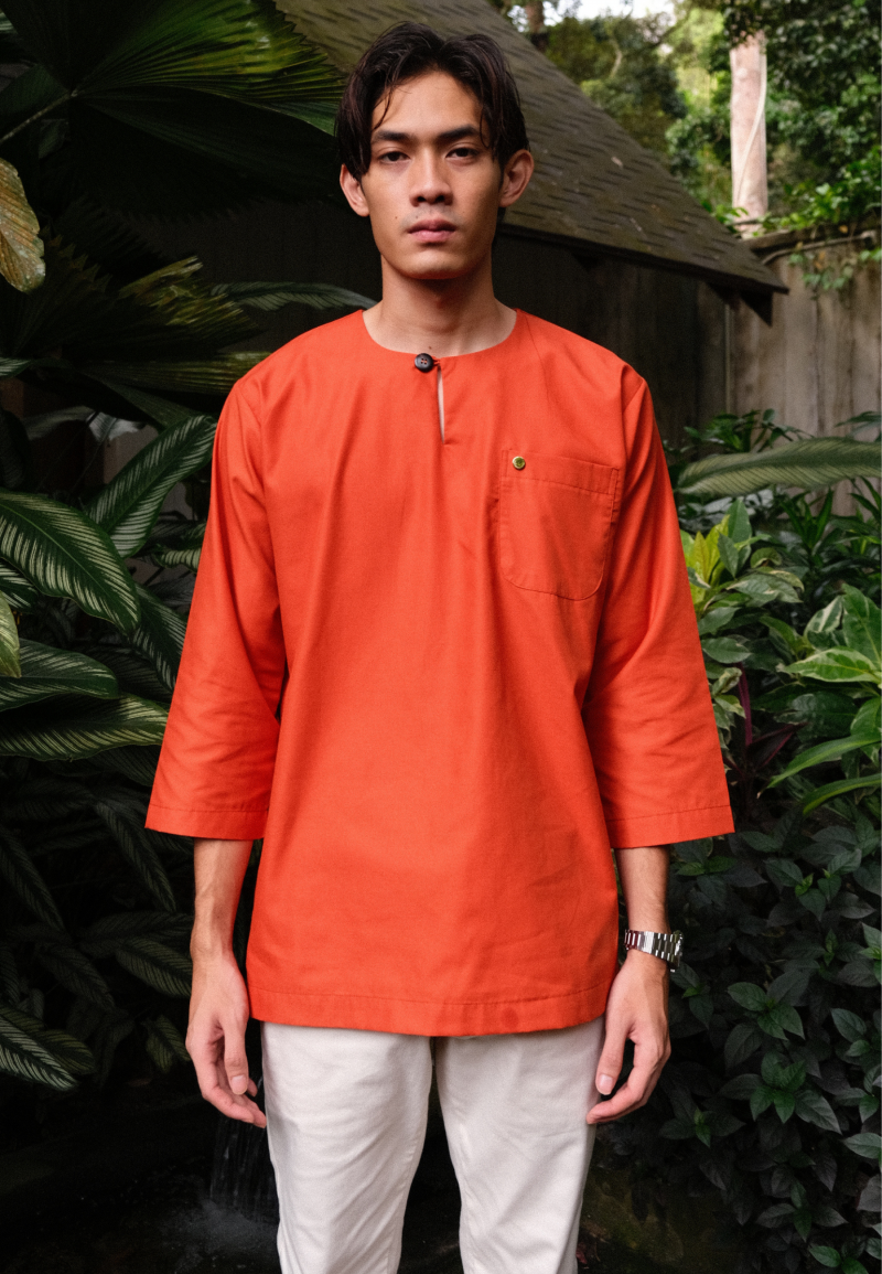 ARJUNA KURTA ADULT IN RUST ORANGE