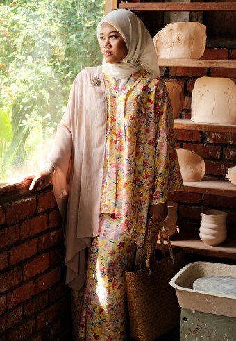 REIKA KURUNG SET IN MIMOSA