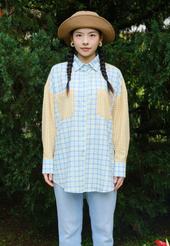 SONNY BLOUSE IN BLUE SUNSHINE