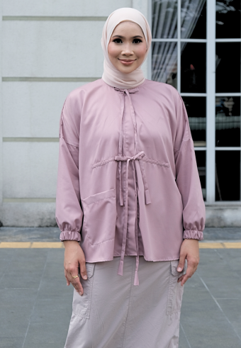 GLADYS BLOUSE IN PUCE